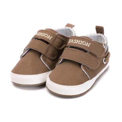 New Baby Boys Girls Canvas Shoes High Quality Two Strap Newborn Baby Toddler Fashion First Walkers For 0-18 Month - Babies One
