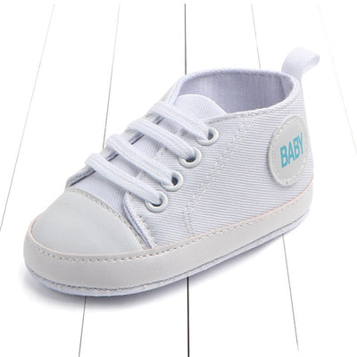 New Canvas Classic Sports Sneakers Newborn Baby Boys Girls First Walkers Shoes Infant Toddler Soft Sole Anti-slip Baby Shoes - Babies One