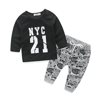 Newborn clothes for bebes style letter printed casual baby boy clothes baby newborn baby clothes baby clothing kids clothes - Babies One