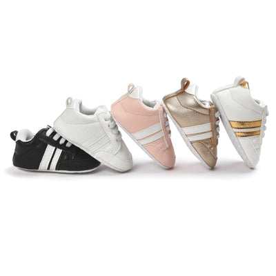 Hot sell baby moccasins infant anti-slip PU Leather first walker soft soled Newborn 0-1 years Sneakers Branded Baby shoes - Babies One