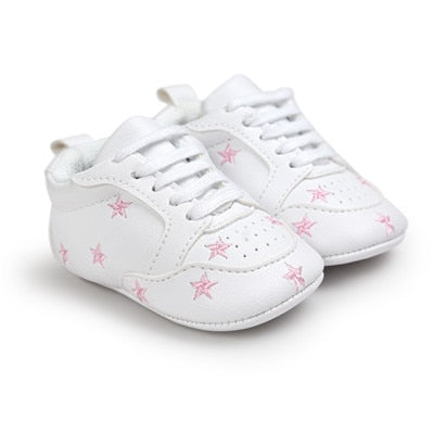 Hot sell baby moccasins infant anti-slip PU Leather first walker soft soled Newborn 0-1 years Sneakers Branded Baby shoes - Babies One