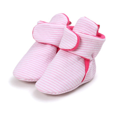 Unisex Baby Newborn Cozie Faux Fleece Bootie Winter Warm Infant Toddler Crib Shoes Classic Floor Boys - Babies One