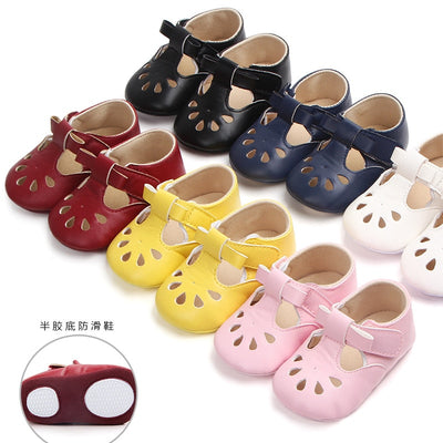 Toddler girl shoes baby girl sneakers infant hard Rubber sole  shoes newborn prewalk shoes for 0- 18months babies - Babies One