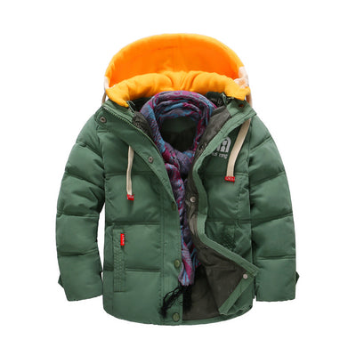 BibiCola children boys jackets winer boys hooded down parkas coat kids thick warm outerwear clothing winter snowsuit jackets - Babies One