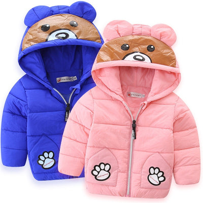 BibiCola children jackets winter boys girls hooded outwear coat kids thick warm down parkas clothing for baby boys snowsuit - Babies One