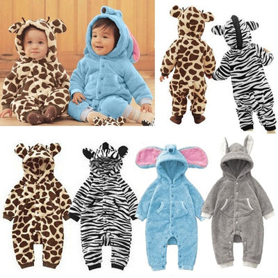New Baby Kid Toddler Boys Girls Animal Onesie Romper Jumpsuit Fancy Costume High Quality - Babies One